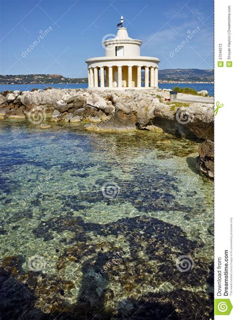 Lighthouse Of St Theodore At Argostoli Kefalonia Stock Photo Image