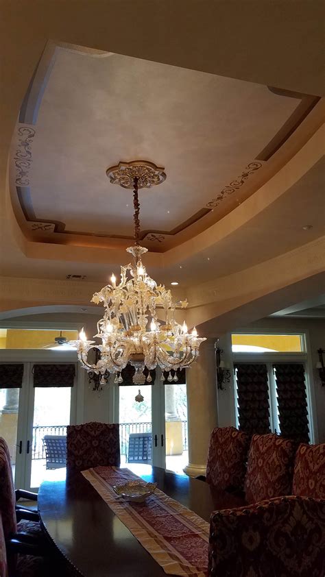 This room offers floor to ceiling windows boasting panoramic views of the course and an elegant backdrop for any occasion. Faux Finished Formal Dining Room in Lake Las Vegas ...