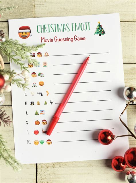 Party games have been a huge part of my christmas and new year ever since i was young. Emoji Christmas Party Games - Crazy Little Projects