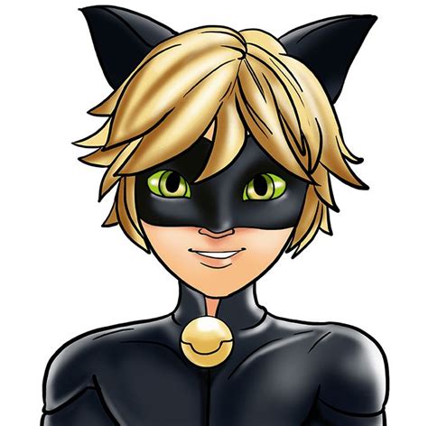 How to Draw Cat Noir from Miraculous - Really Easy Drawing Tutorial