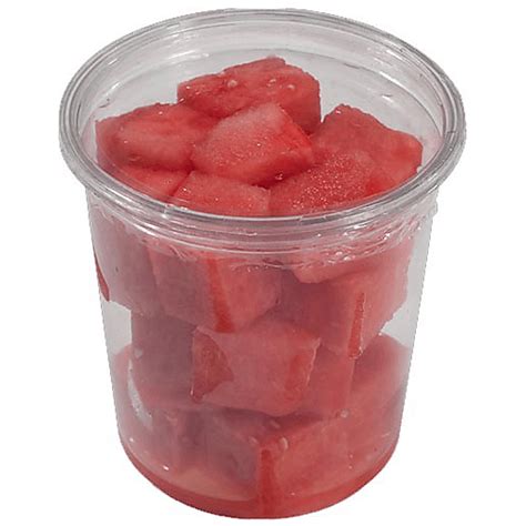 Chunk Red Seedless Watermelon Fresh Store Made 200 Oz Container