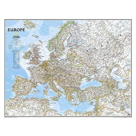 Europe Political The Map Shop