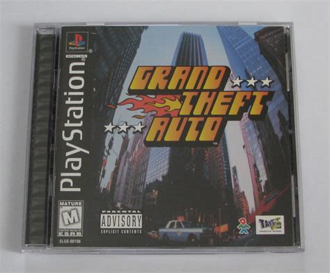 Sony Playstation 1 Game Grand Theft Auto Fast Free Shipping Ps1