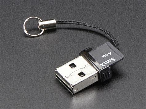 USB MicroSD Card Reader/Writer - microSD / microSDHC / microSDXC : ID ...