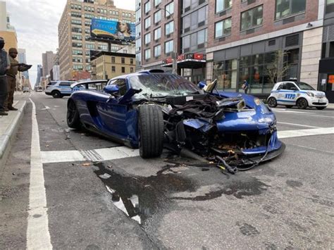 Supercar Rampage In Nyc Gemballa Porsche Gt Totaled Malone Post
