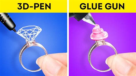 Hot Glue Gun Vs 3d Pen Amazing Diy Crafts And Hacks Decor Fixing