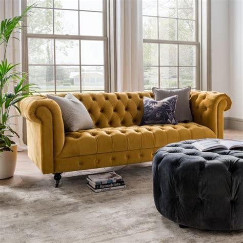 Get the best deals on sofa sets & suites. Dawson 2 Seater Sofa Mustard in 2020 | Seater sofa, 2 ...