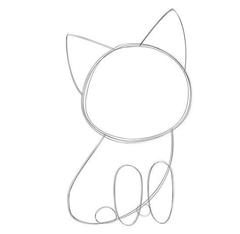 How To Draw Anime Cats 6 Steps With Pictures Wikihow Manga Cat