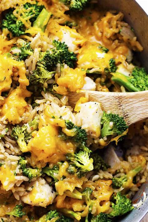 Brown sauce or white sauce? One Pan Cheesy Chicken with Broccoli and Rice | The Recipe ...