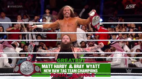 Bray Wyatt And Matt Hardy Win Raw Tag Team Titles At Greatest Royal
