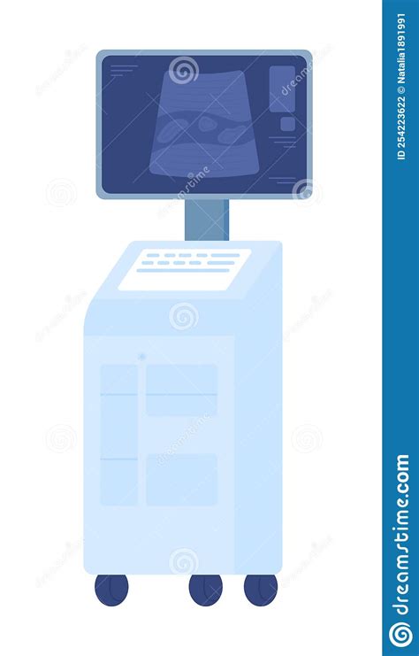 Mri And X Ray Scanner Ultrasound And Ct Skan Vector Illustration