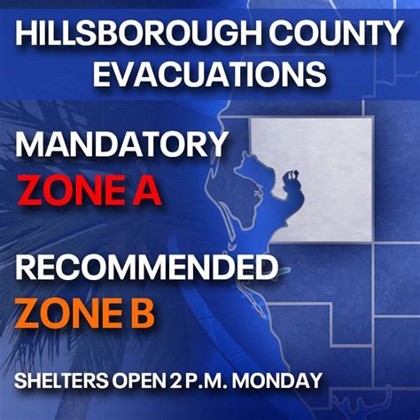 Fox 13 Tampa Bay On Twitter Evacuations Ordered Hillsborough County