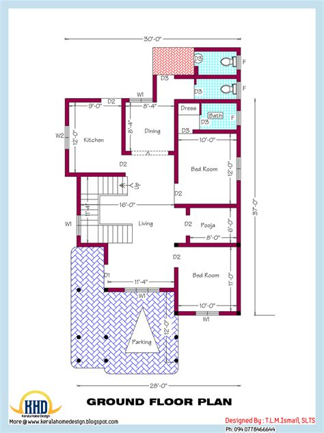 Balloon frame architectural floor plans floor plan drawing vintage house plans narrow house weekend house apartment plans house layouts drawing templates. 2318 square feet home plan and elevation - Kerala home ...