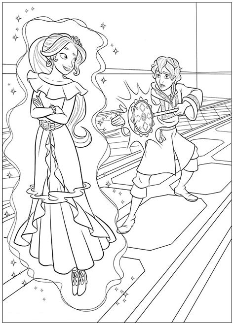 Elena Of Avalor Disney Coloring Pages Sketch Coloring Page The Best