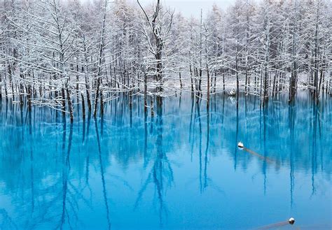 Mybestplace Blue Pond Lincantesimo Del Lago Che Cambia Colore