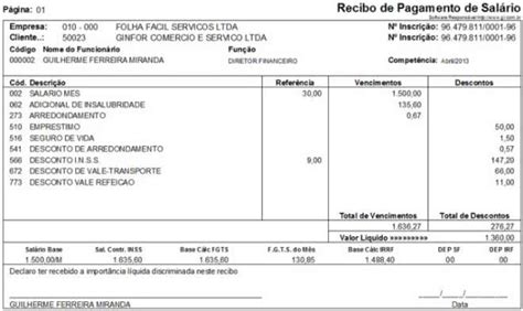 Modelo De Recibo De Salario Para Imprimir