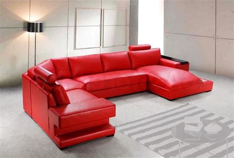 Sectional Sofas Red