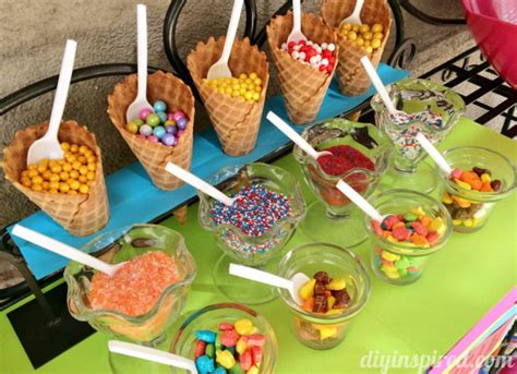 Ice Cream Bar Ideas For Birthday Party Cinderella Neuman