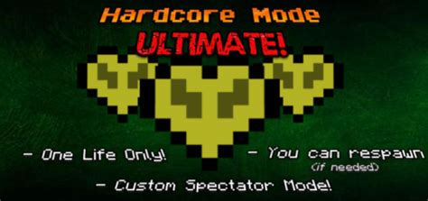 Hardcore Mode Ultimate Minecraft Addon