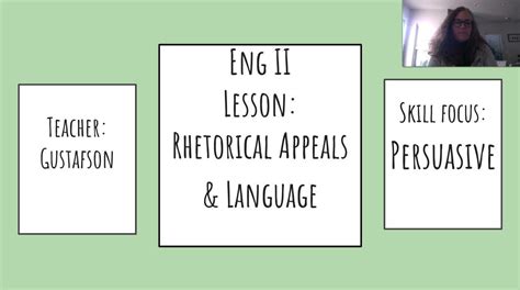 Rhetorical Appeals Language