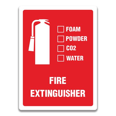 Fire Extinguisher Form Co2 Sign Safety Sign And Label