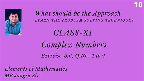 Complex Numbers 10 Youtube