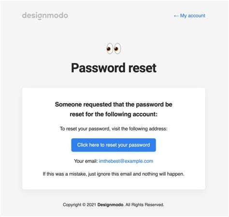 Guide To Effective Password Reset Emails Drive Traffic To Your Website Designmodo