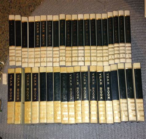 The World Book Encyclopedia Year Book Collection 1964-2000 (38 Books) by Worldbook - 1964-2000