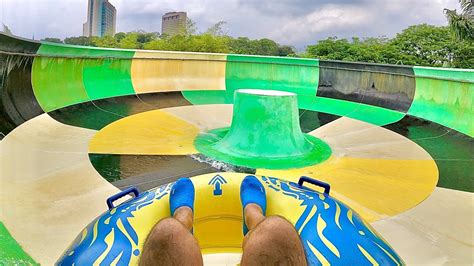 I city shah alam water park, waterworld. Failed Bowl Water Slide Ride at Wet World Water Park Shah ...