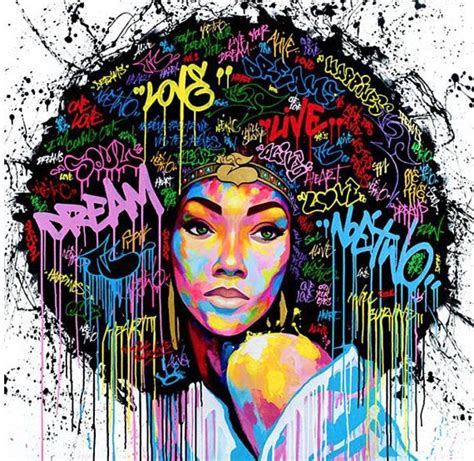 African American Black Art Pop Culture Women Painting Wall Decoration