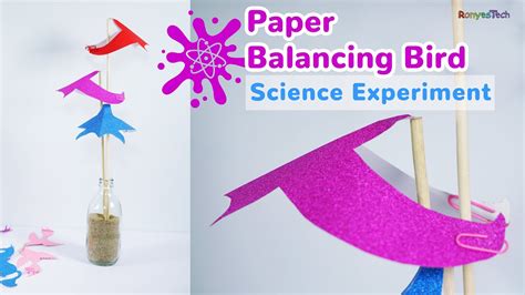 Homemade Balancing Bird Paper Made Bird Stand On Its Beak Youtube