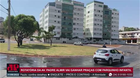 Rotatória Da Av Padre Almir Vai Ganhar Praças Com Parquinho Infantil Youtube