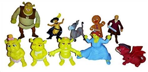 Shrek 3 The Third Mcdonalds Happy Meal Toys Figure Set Of