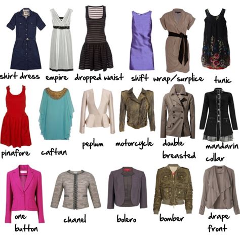 Glossary Dresses Fashion Fashion Vocabulary Fashion Terminology