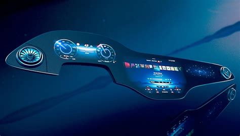 Mercedes Unveils Enormous Hyperscreen In Car Touchscreen Dashboard