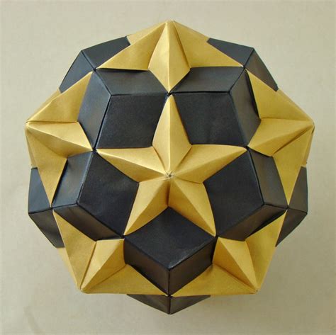 Origami Diagrams Compound Of Dodecahedron And Great