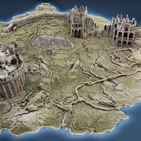 The Miniature 3d Map For Game Of Thrones Highly Stable Diffusion