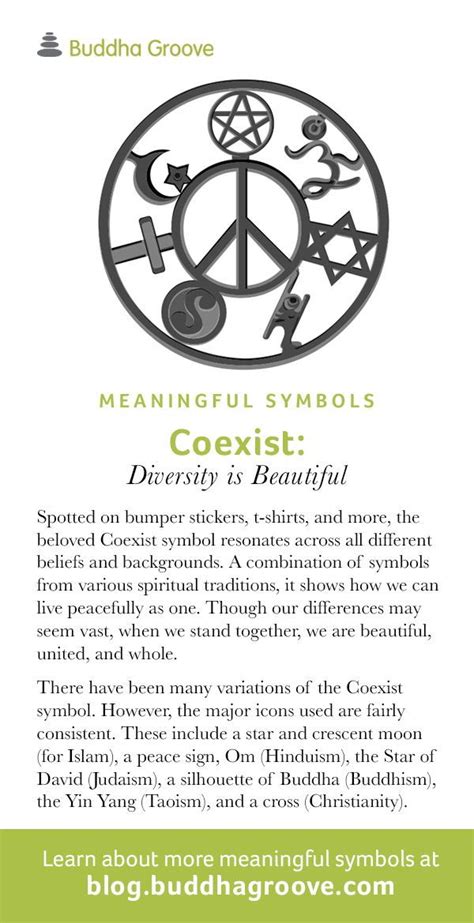 Meaningful Symbols A Guide To Sacred Imagery Coexist Diversity Is