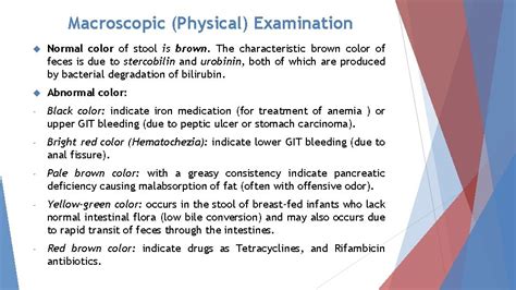 General Urine Examination And General Stool Examination Asst