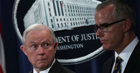 Andrew Mccabe Oversaw Criminal Investigation Of Jeff Sessions Huffpost