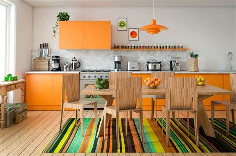 Warmth In The Kitchen 15 Magnificent Orange Kitchens That You Must See