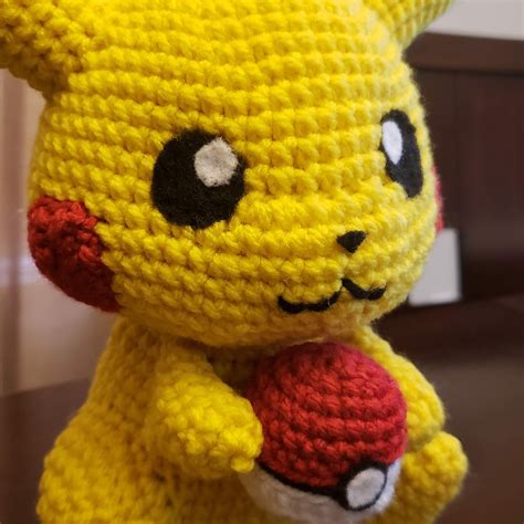 Free Pikachu Amigurumi Pattern — 1up Crochet