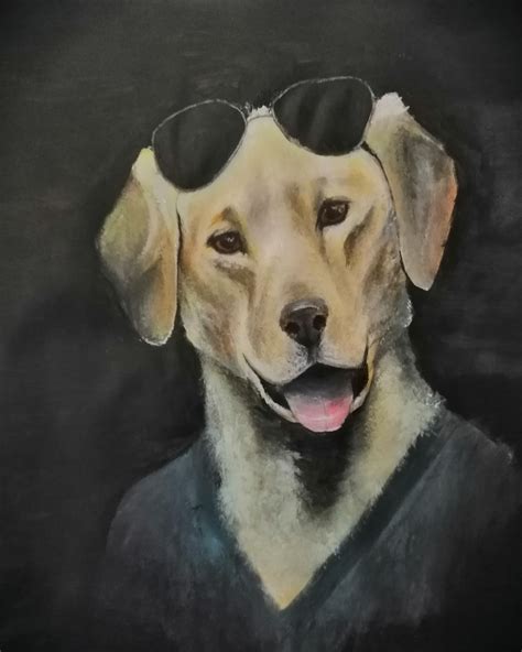 Hey Guys 😊 Heres A Painting I Completed Picturing Mr Peanutbutter