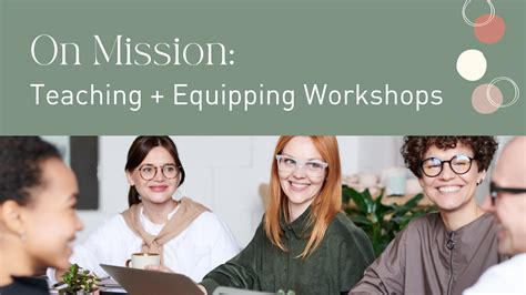 On Mission Teaching Equipping Workshop Jan 9 Ward Church