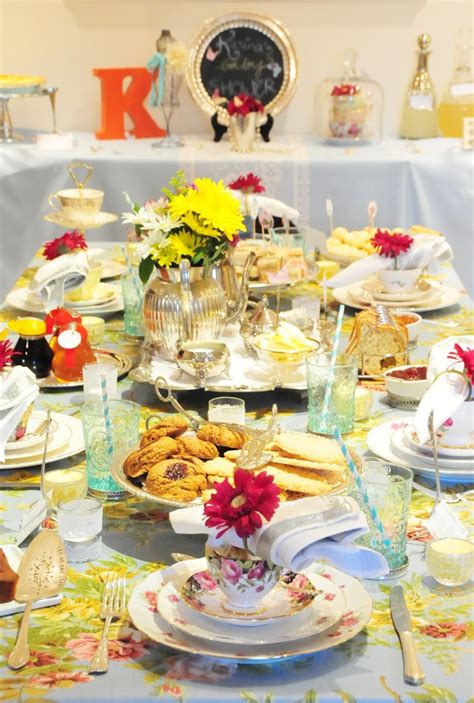 Add any fizzy components just before serving. Vintage Tea Party Baby Shower