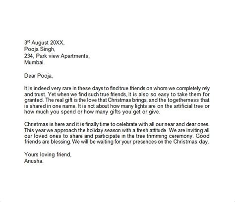 Free 23 Sample Christmas Letter Templates In Pdf Ms Word