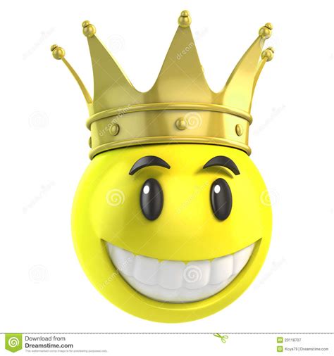 Smiley King Royalty Free Stock Photography Image 23118707