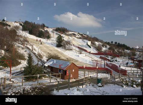 Artificial Ski Slope Hillsborough Sheffield Stock Photo Alamy