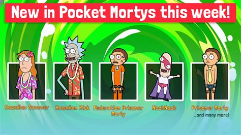 Pocket Mortys Season 3 Weekly Update 4 Noob Noob And Prisoner Mortys