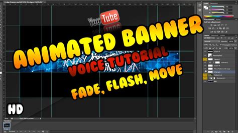 Hd Voice Tut How To Make A Animated Youtube Banner In Photoshop Cs5
